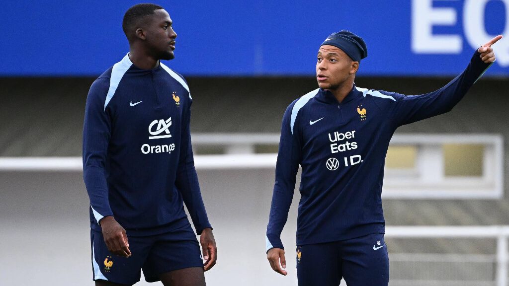 Mbappé y Konaté con la selección francesa (Cordon Press)