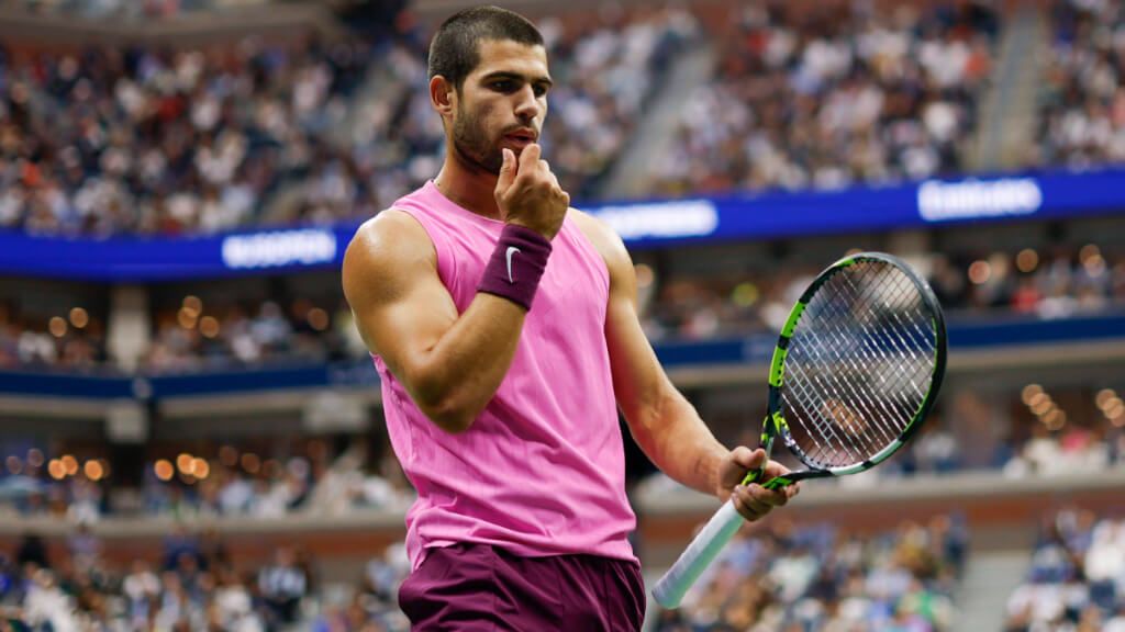  Carlos Alcaraz en la final de la US Open (Cordon Press)