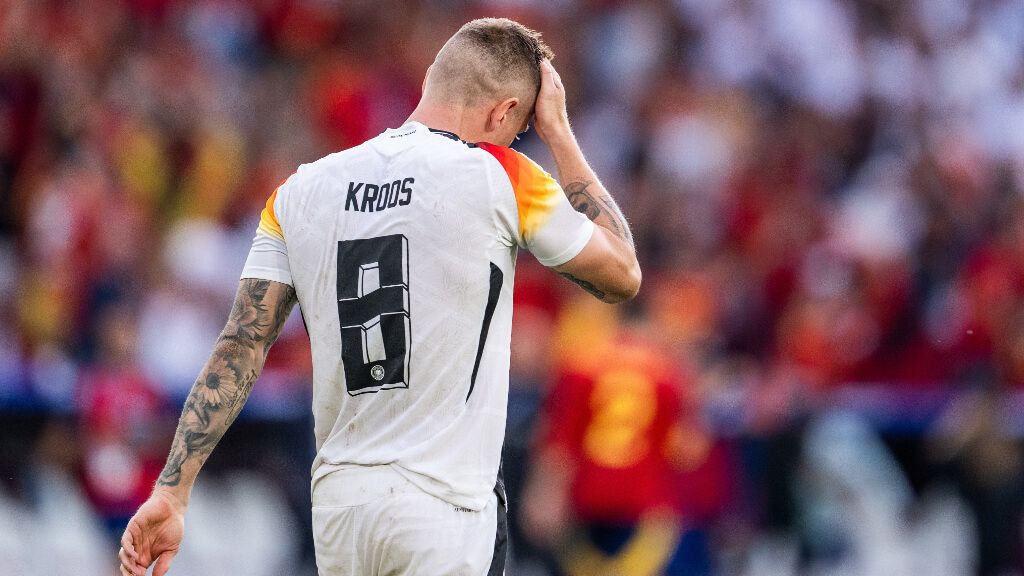Kroos, en su último partido con Alemania (Europa Press)
