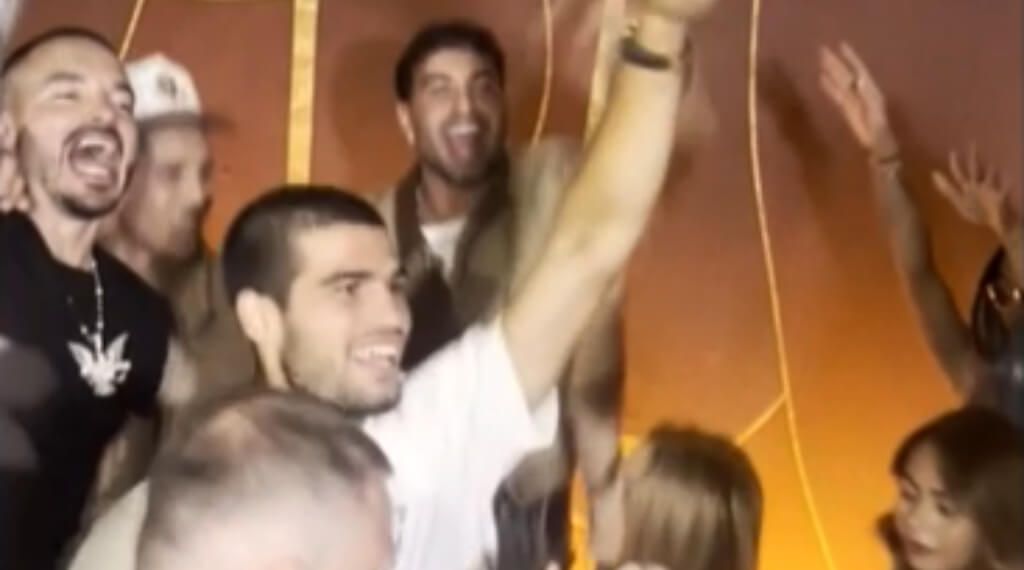 Carlos Alcaraz, en una discoteca en Nueva York