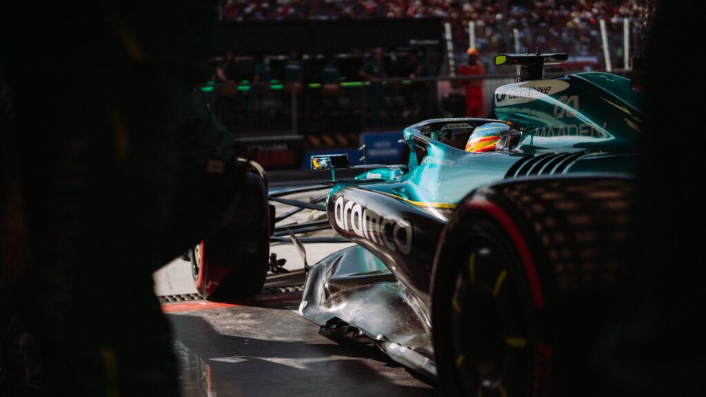  Fernando Alonso, en Monza.