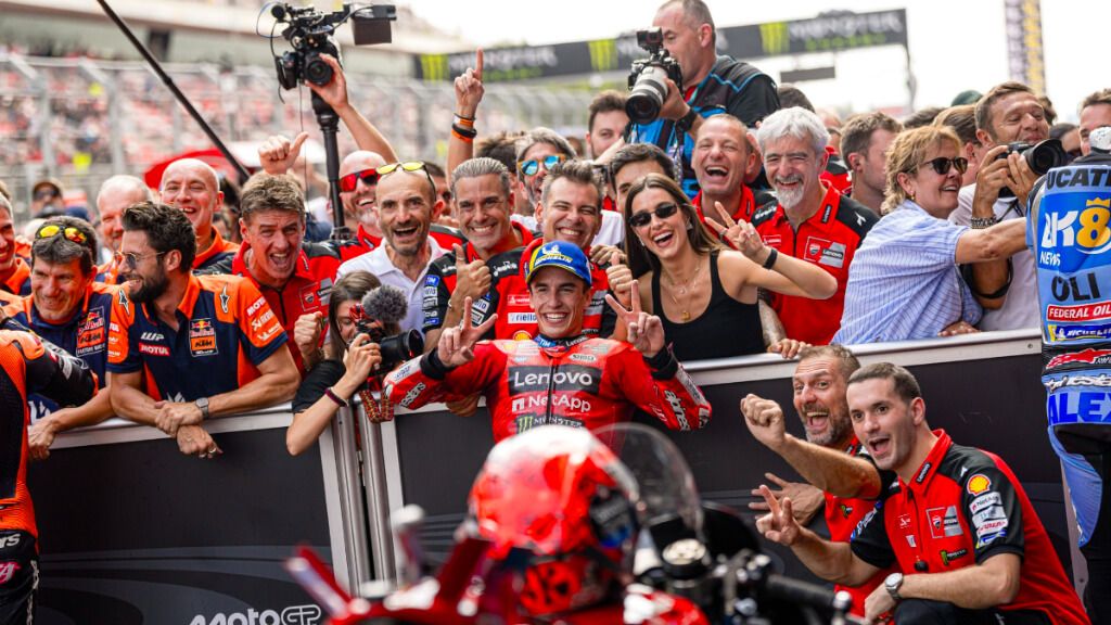 Marc Márquez, en Montmeló.