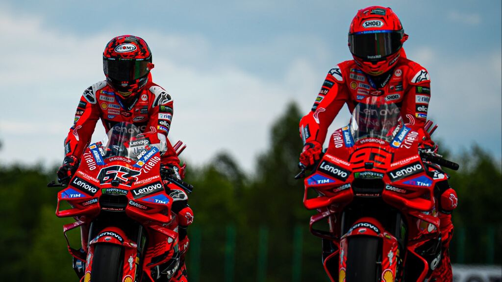  Marc Márquez y Pecco Bagnaia, este 2025.