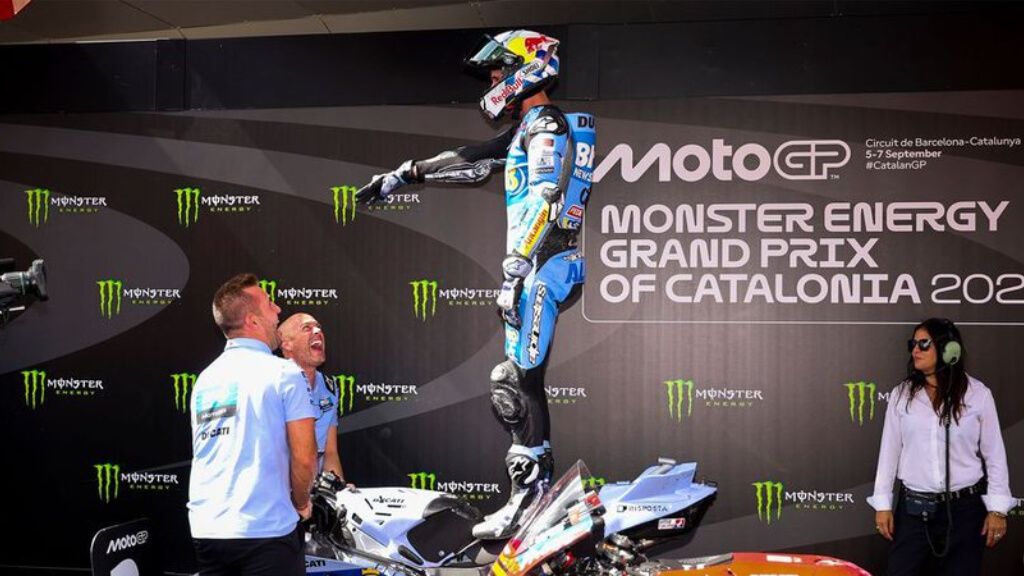 Álex Márquez, en Montmeló.