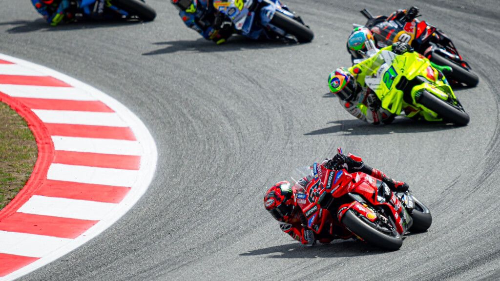 Pecco Bagnaia, en Montmeló.