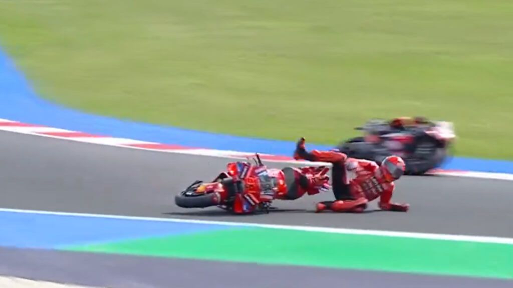  Marc Márquez, en Misano.