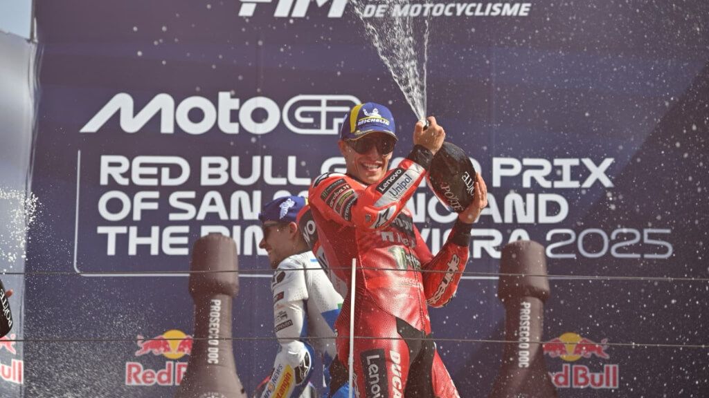  Marc Márquez, en Misano.