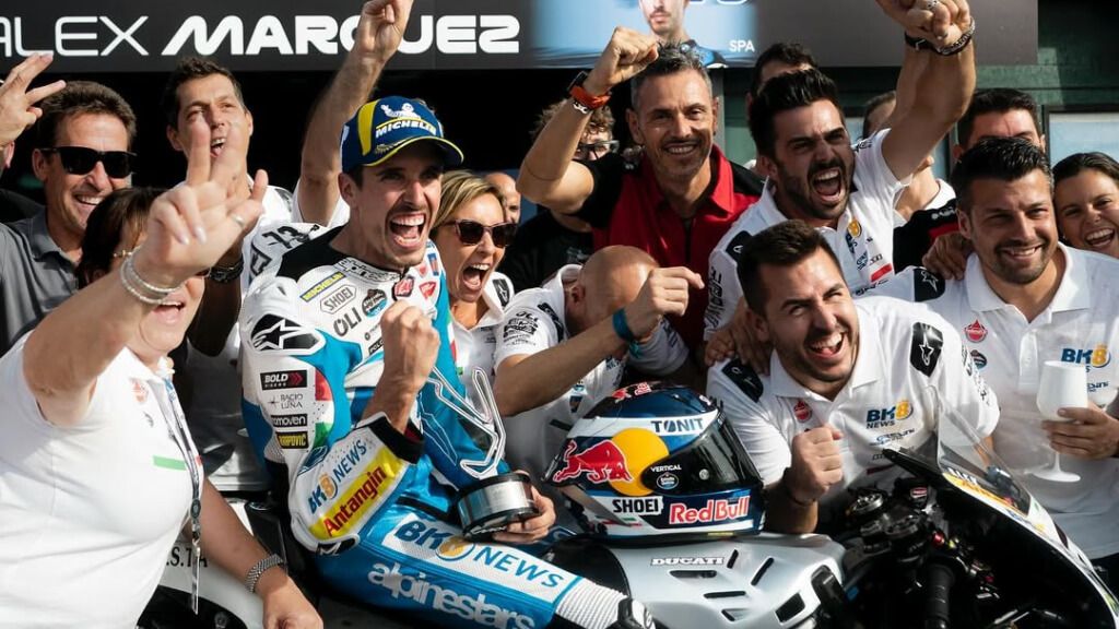  Álex Márquez, en Misano.