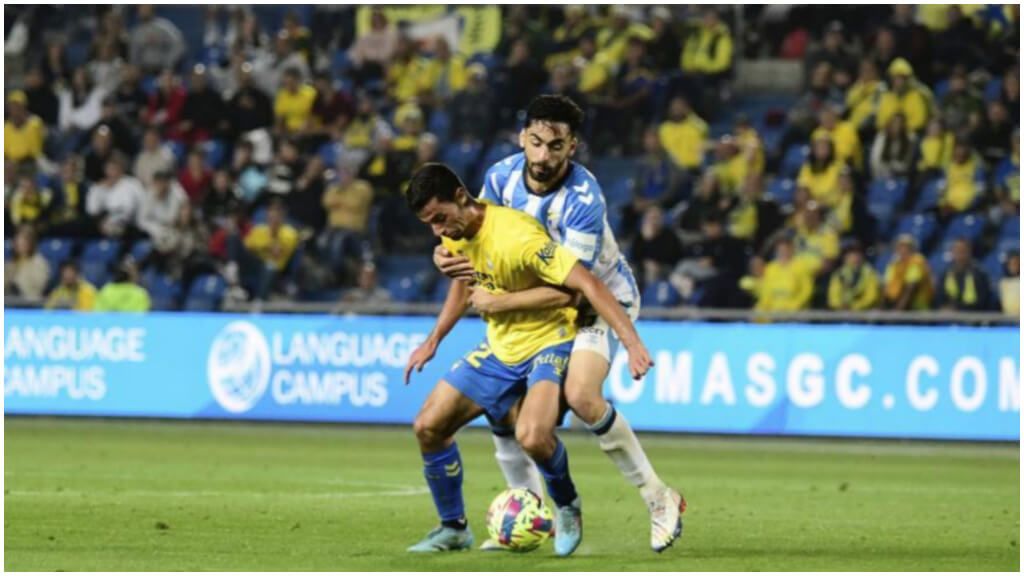 Imágenes de un UD Las Palmas- Málaga. (Cordon Press)