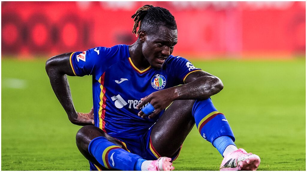 Christantus Uche, con el Getafe. (Europa Press)