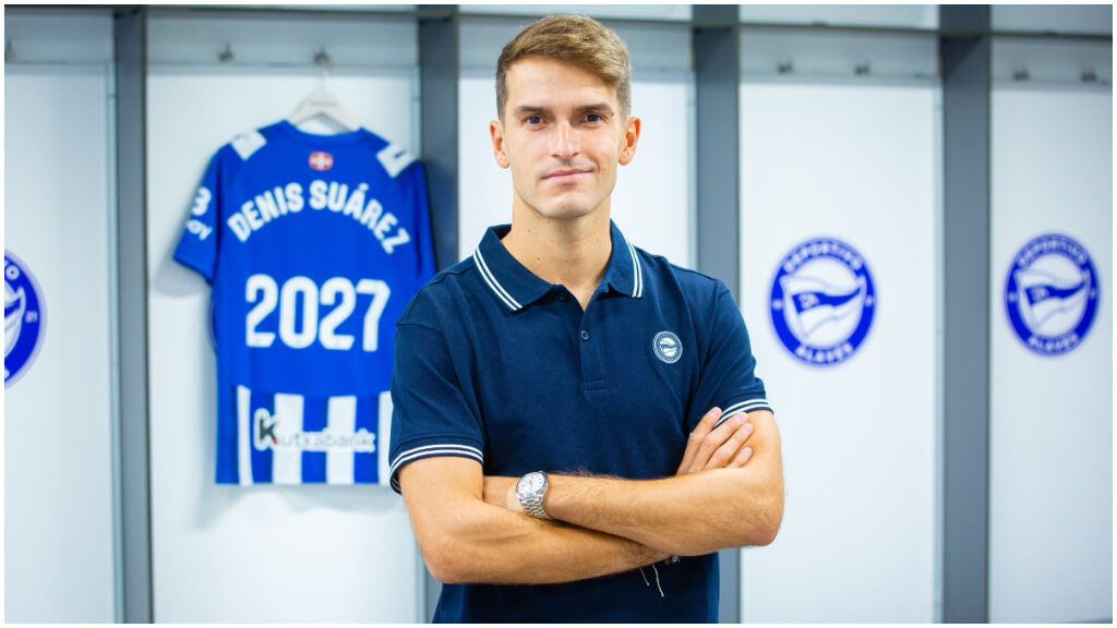 Denis Suárez, nuevo jugador del Deportivo Alavés. (@Alaves)