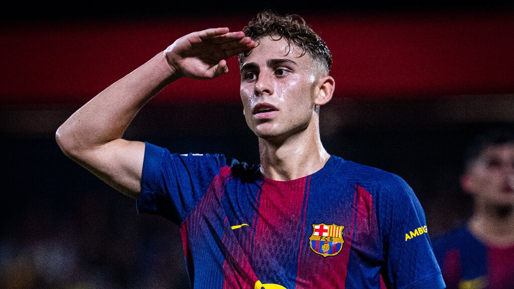  Fermin López celebra un gol en el Barcelona-Valencia (Cordon Press).