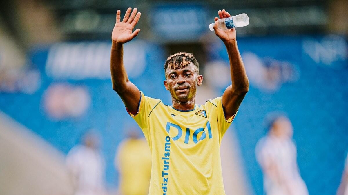 Efe Aghama, en su debut.