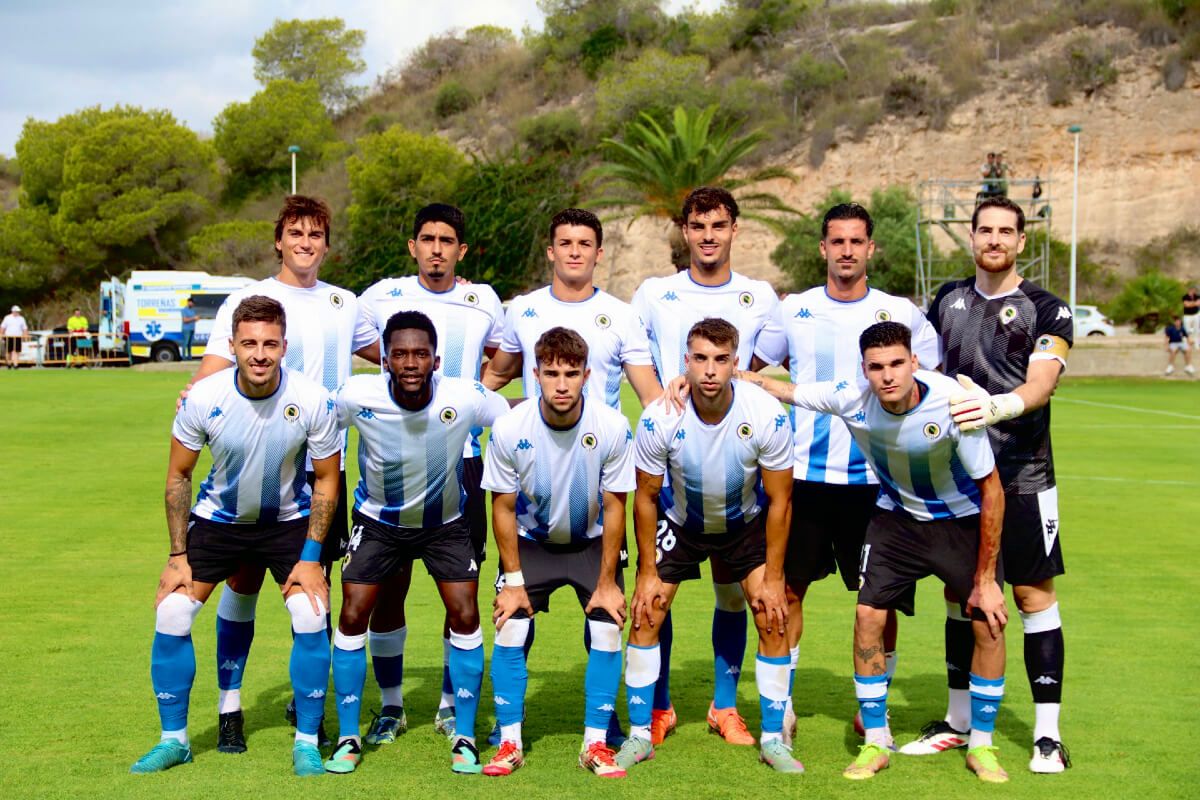  El Hércules CF, durante la pretemporada.
