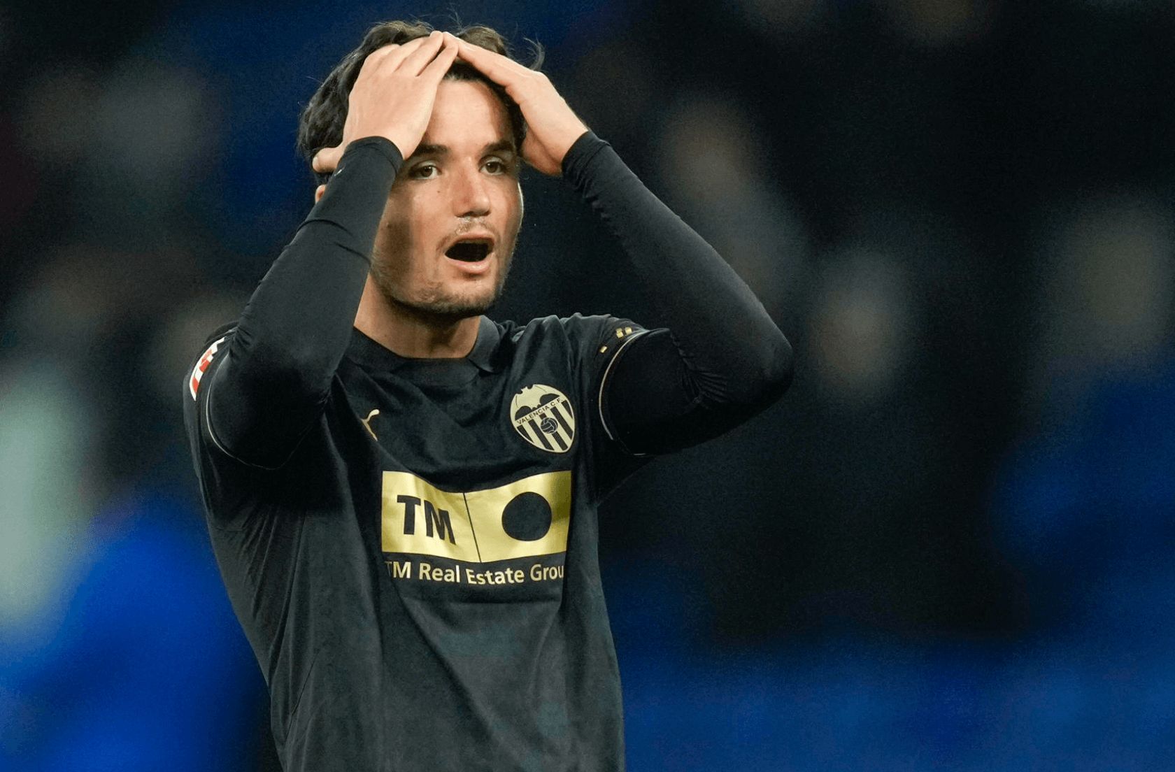 Hugo Guillamón se lamenta