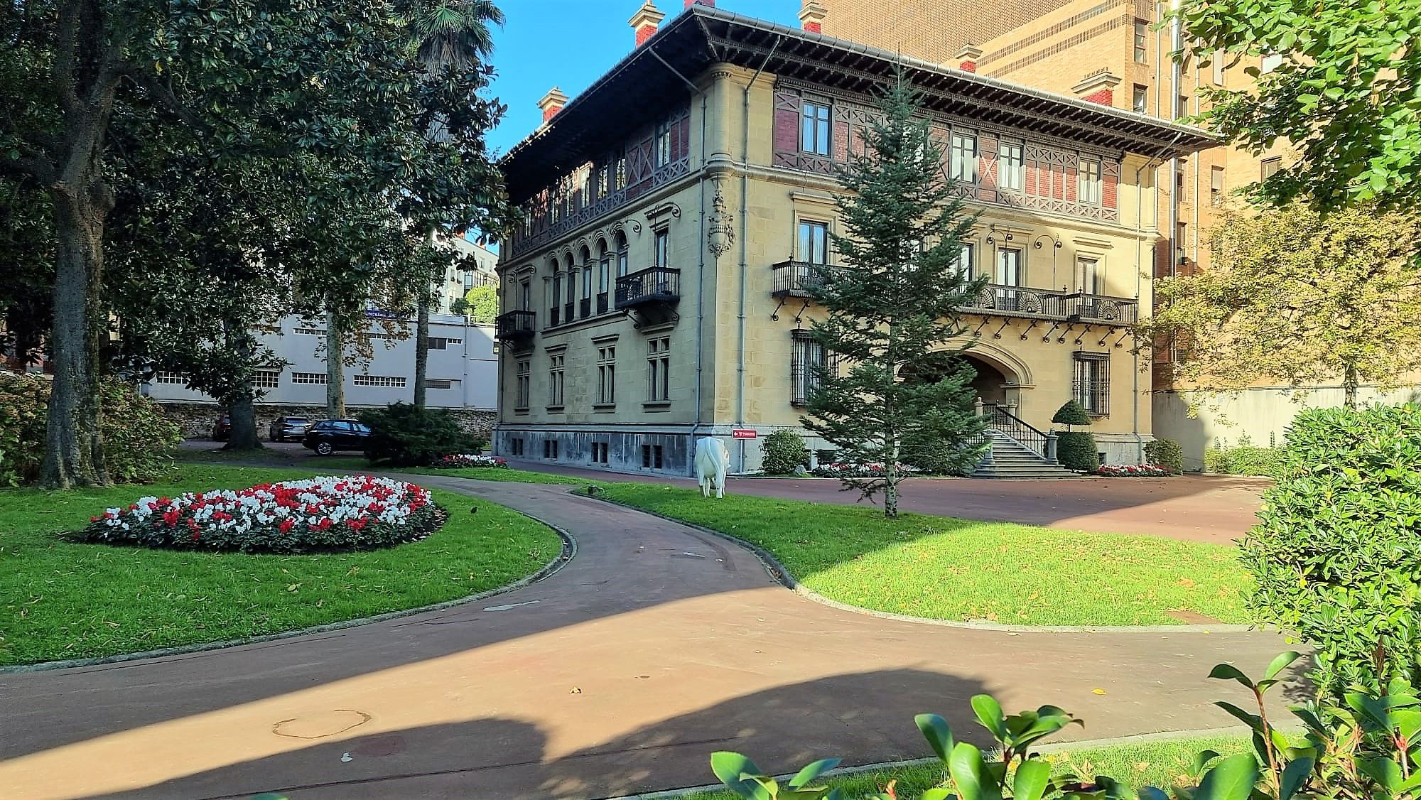  El palacete de Ibaigane, sede del Athletic Club.
