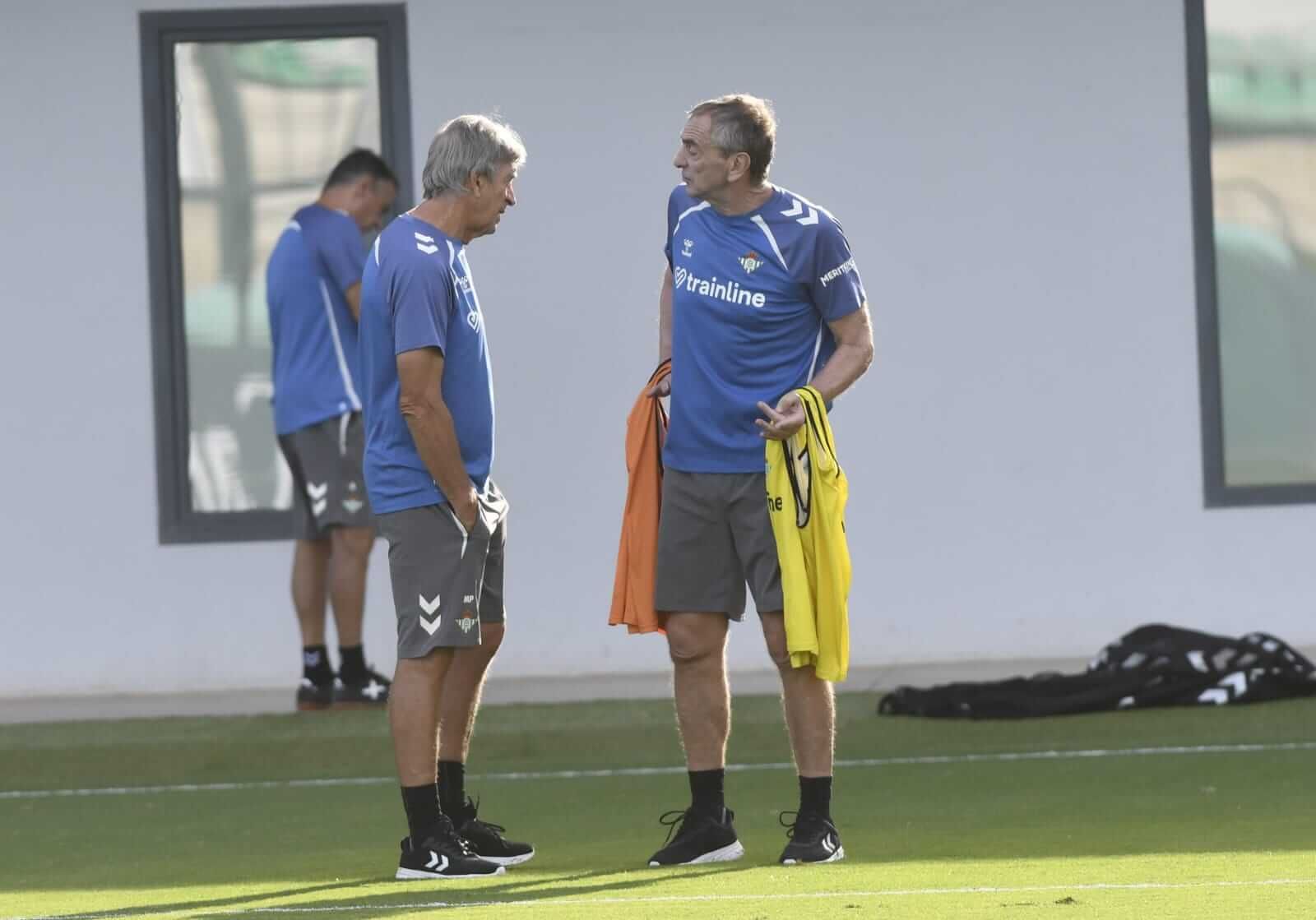  Manuel Pellegrini, en la sesión del viernes.