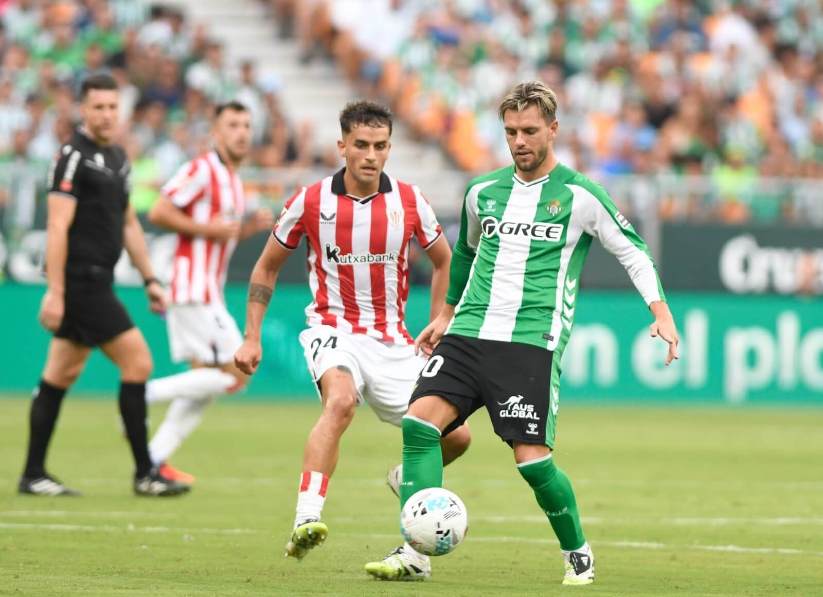 Lo Celso, ante el Athletic.