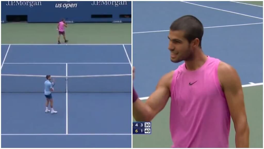 El punto que ha conseguido Alcaraz y Nole solo ha podido aplaudir (US Open X).