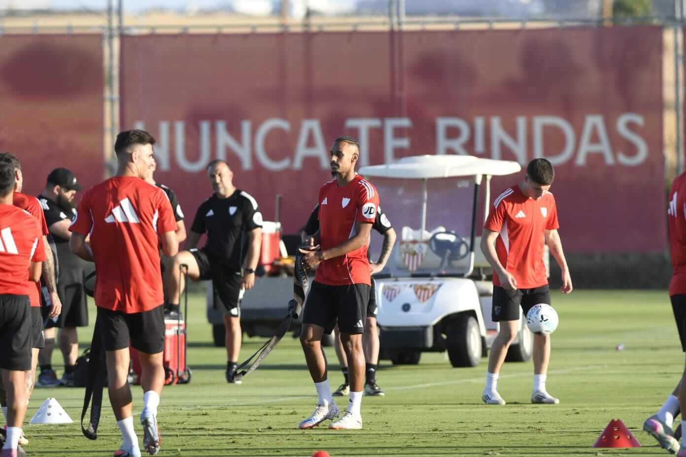 Djibril Sow, en la sesión del miércoles.