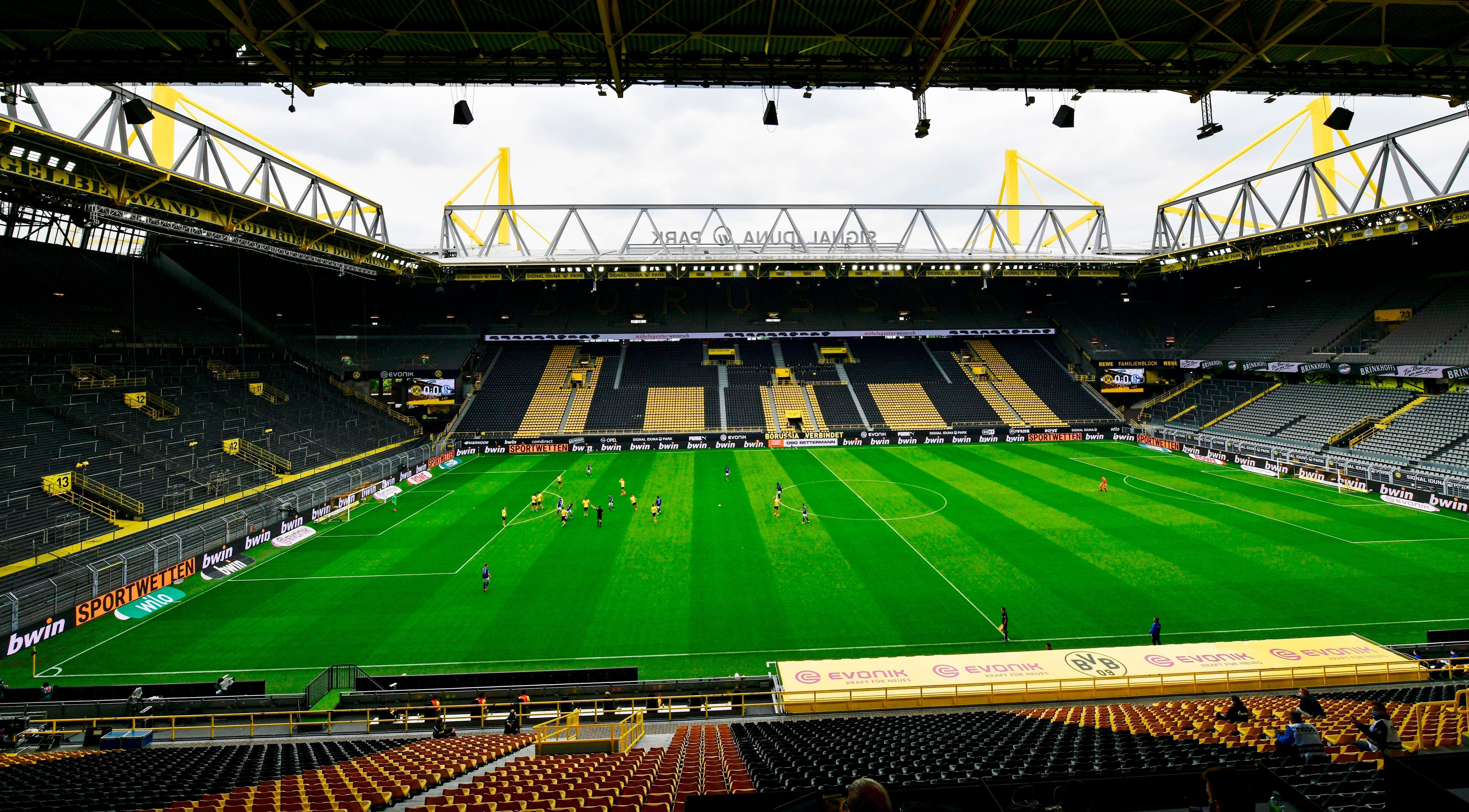 Imagen del Signal Iduna Park, donde se jugará el Borussia de Dortmund - Athletic Club de Champions League.