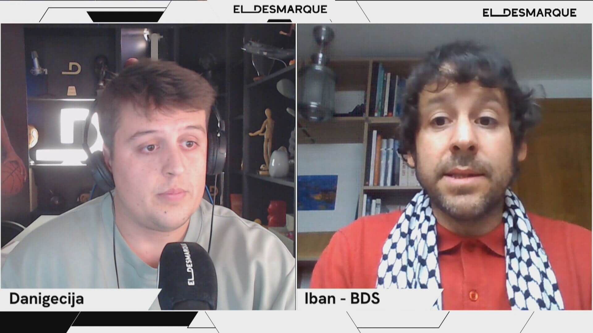 Iban, activista propalestino en ElDesmarque