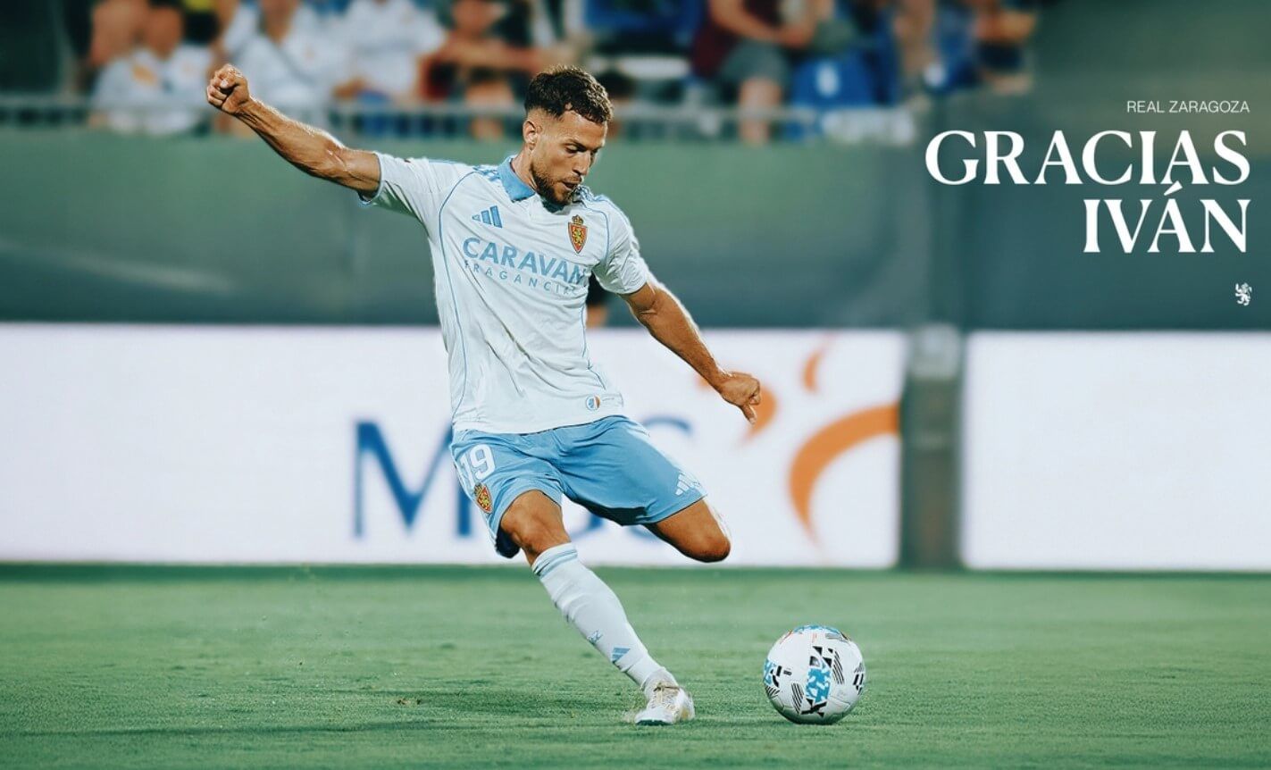 El Real Zaragoza se despide de Iván Calero (Foto: RZ).