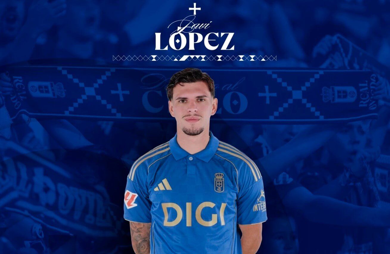 Javi López, anunciado como nuevo jugador del Real Oviedo.
