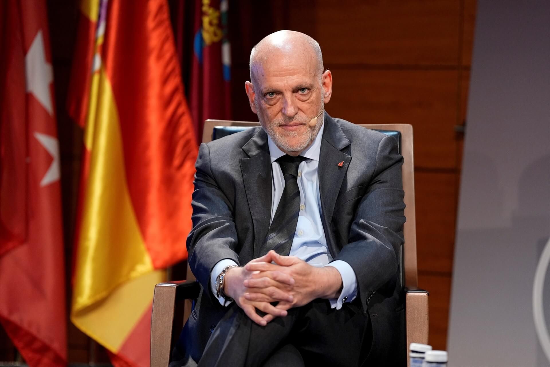 Javier Tebas, durante un acto (Foto: Europa Press).