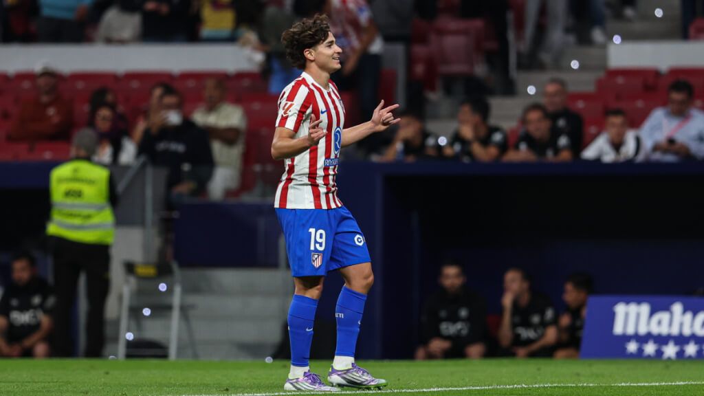  Julián Álvarez celebrando un gol (Europa Press)