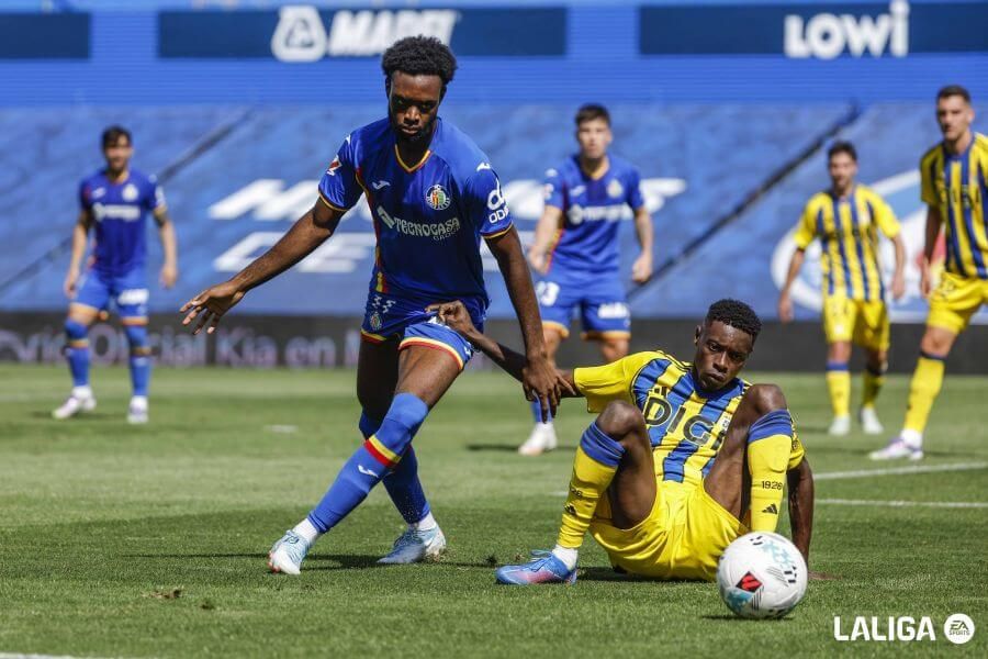  Lance del Getafe-Real Oviedo.