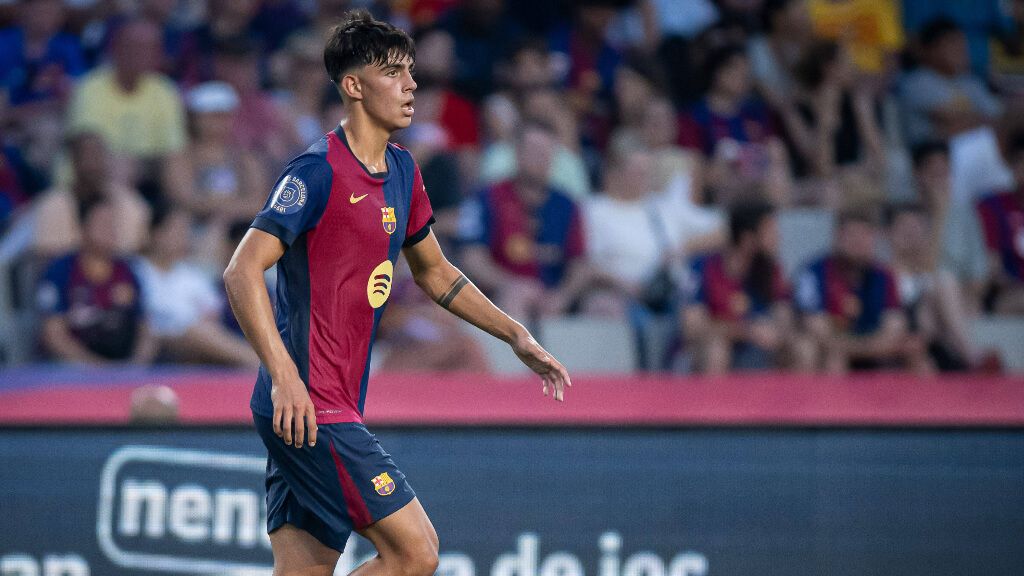 Marc Bernal en un partido del FC Barcelona (Cordon Press)