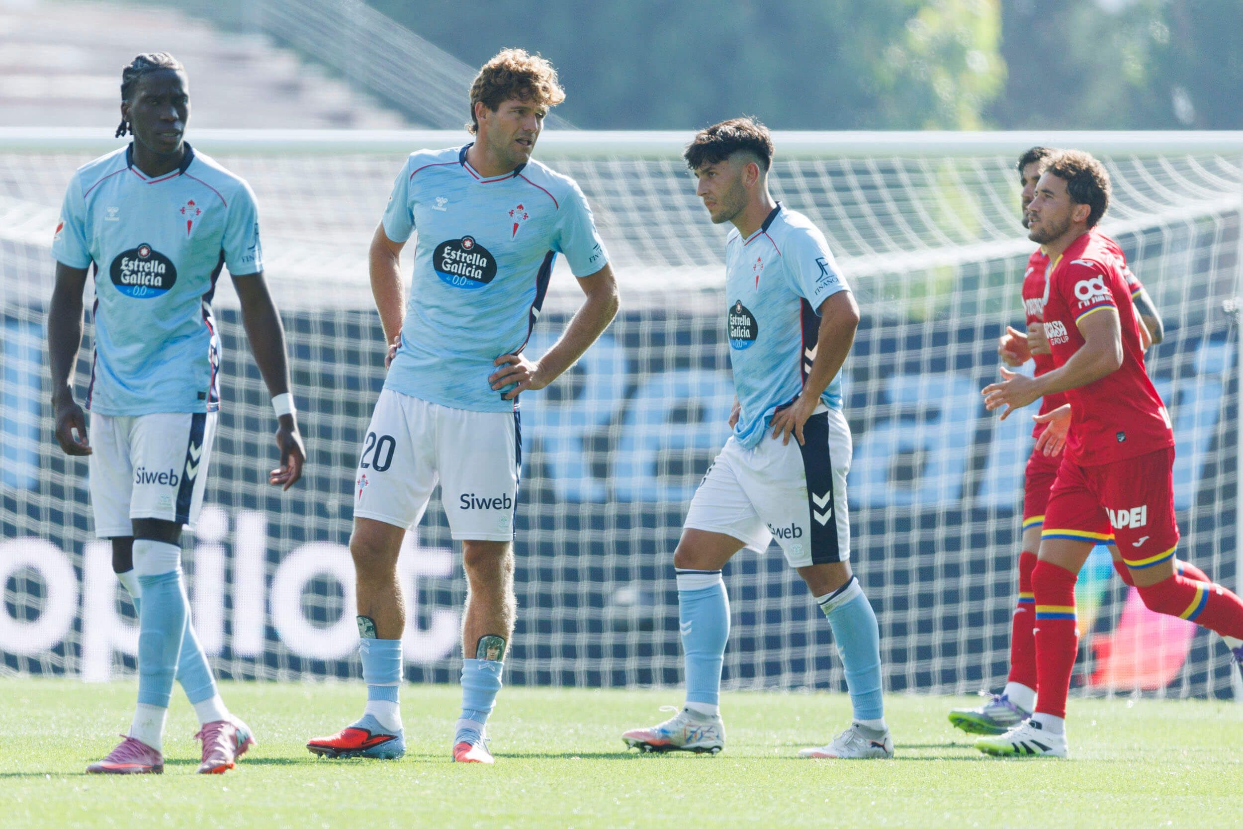  Marcos Alonso, durante el Celta-Getafe.