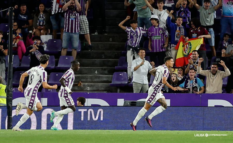 Marcos André celebra su gol ante el Amería.