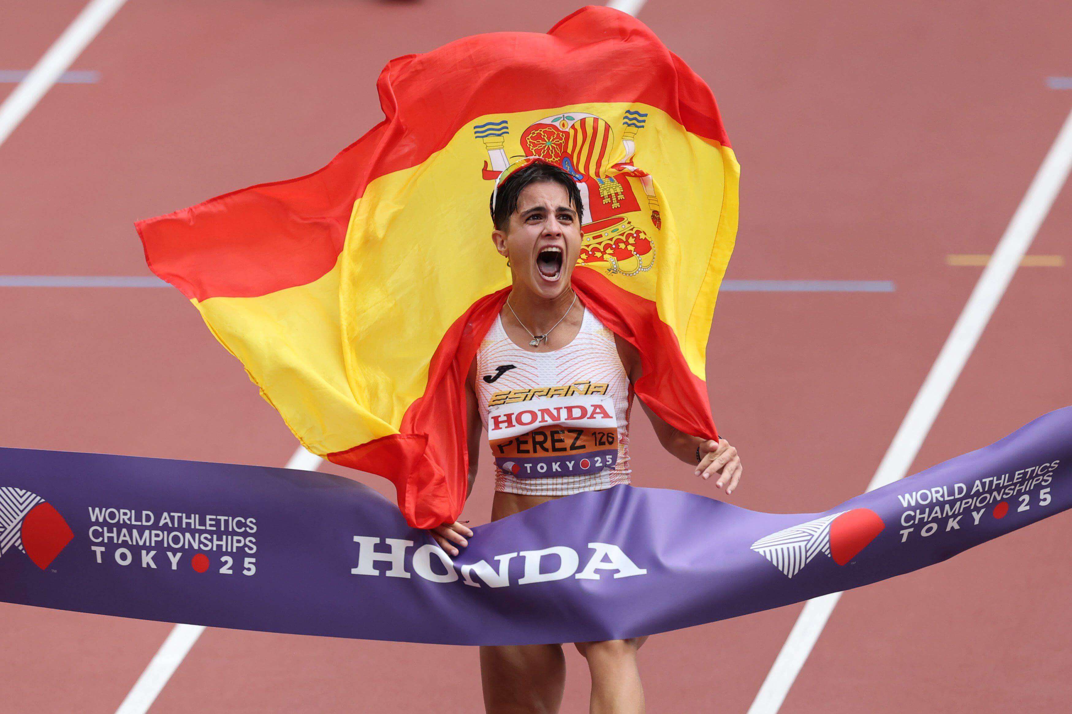  María Pérez, campeona del mundo en Tokio 2025.