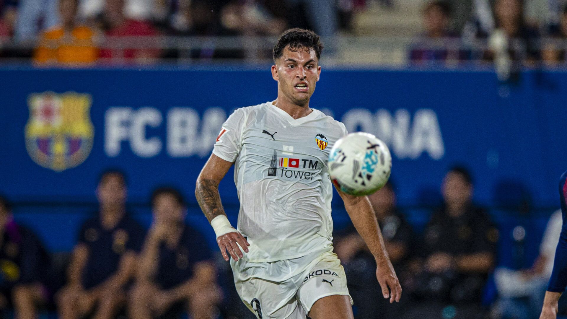  Hugo Duro ante el FC Barcelona