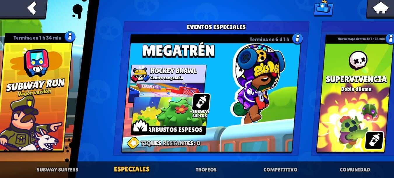  El Megatrén de Subway Surfers en Brawl Stars