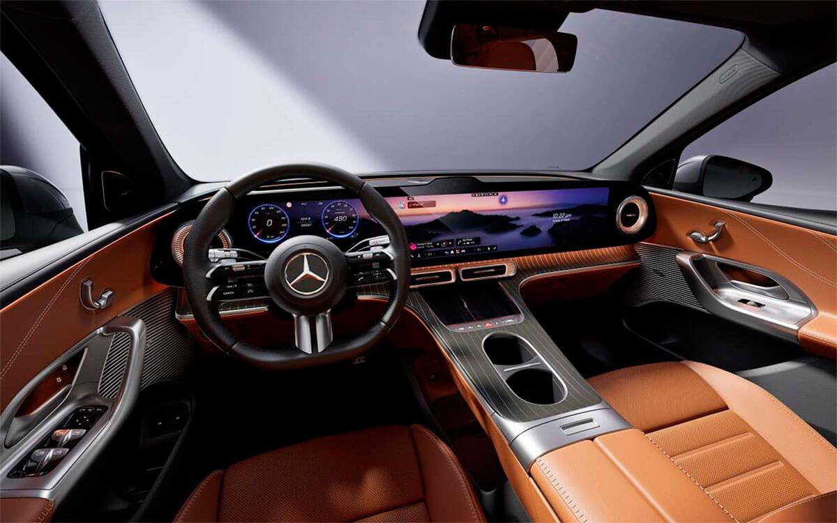  Mercedes GLC eléctrico interior