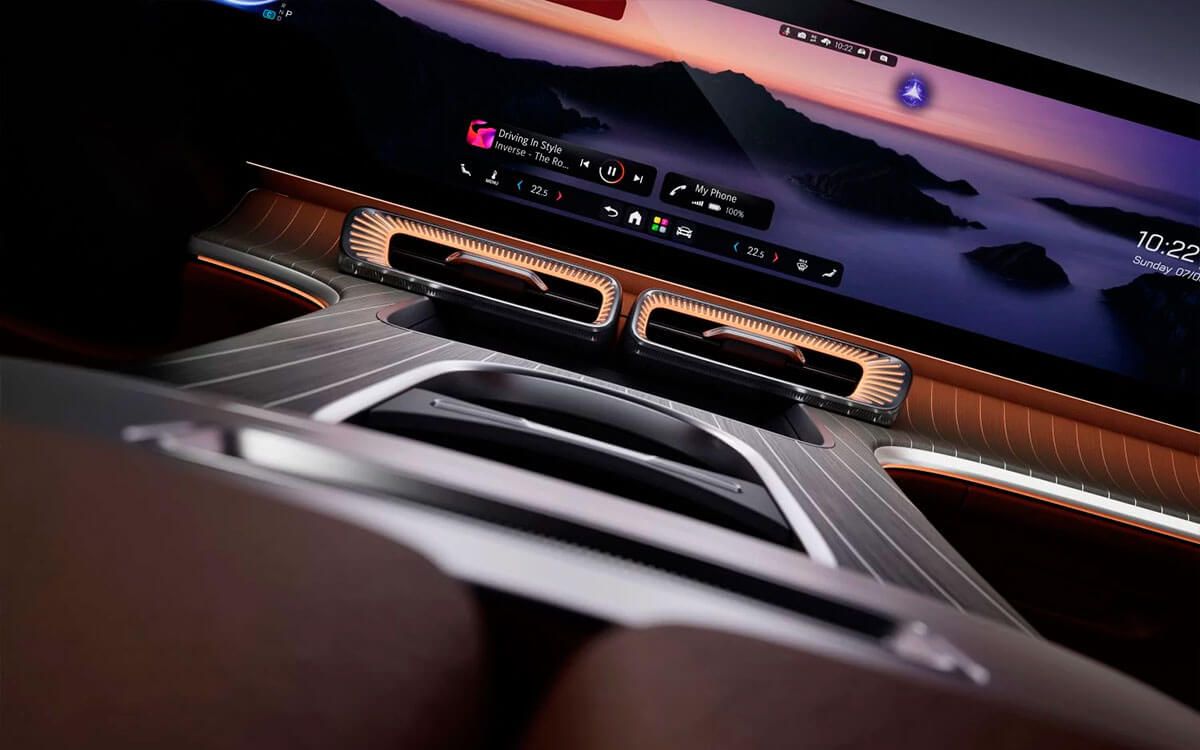 Mercedes GLC eléctrico interior
