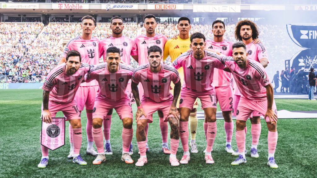 Once titular del Inter de Miami en la final ('X' Inter Miami)