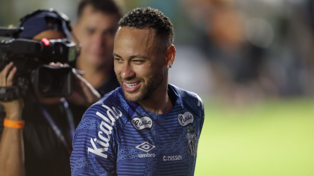  Neymar Jr con Santos. (Fuente: Europa Press)