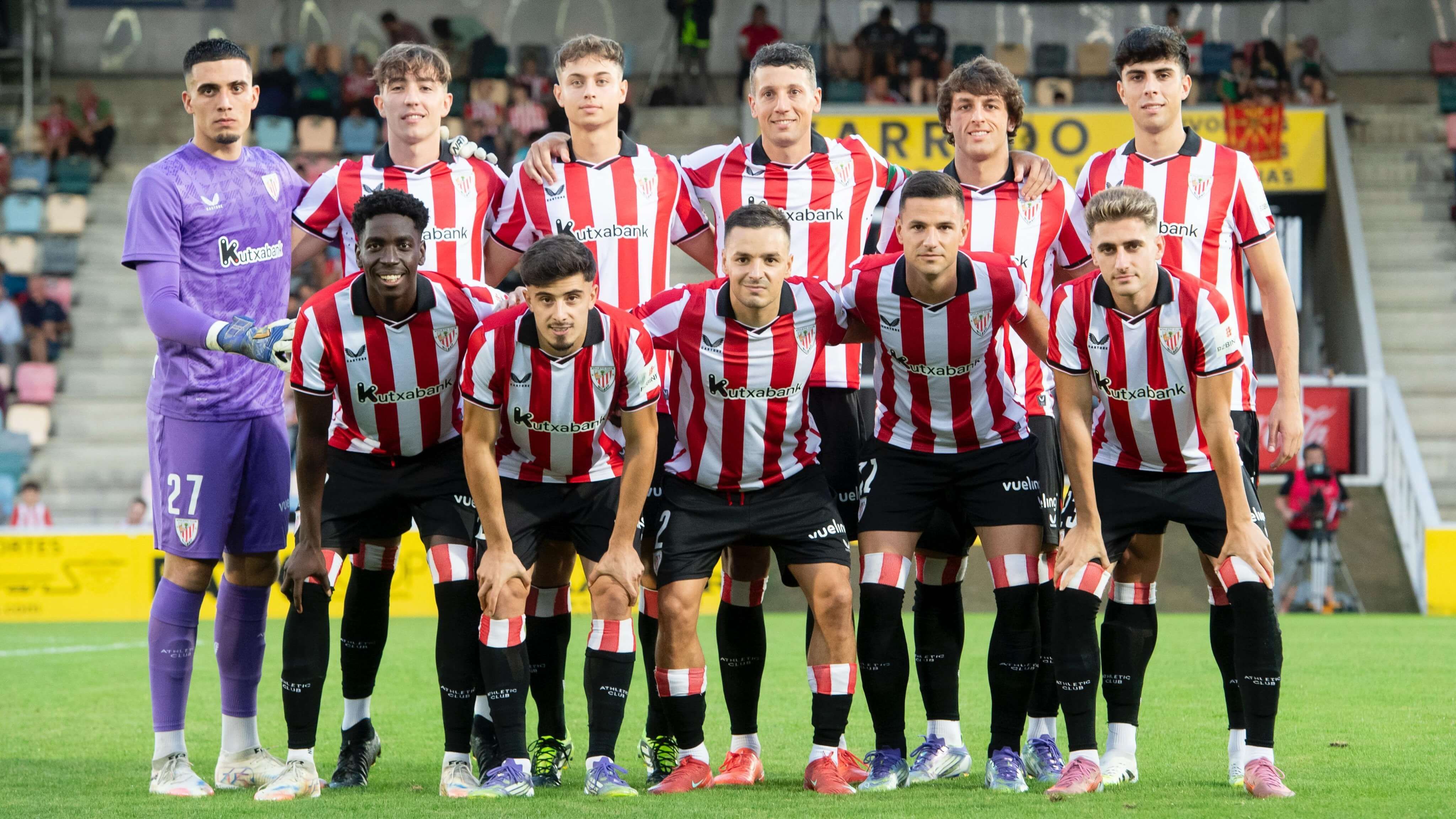 Once del Athletic ante Osasuna en Barakaldo (Foto: Athletic Club).