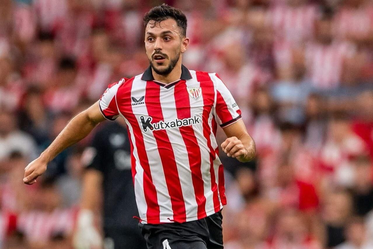  Aitor Paredes, en el partido ante el Rayo Vallecano ganado en San Mamés.