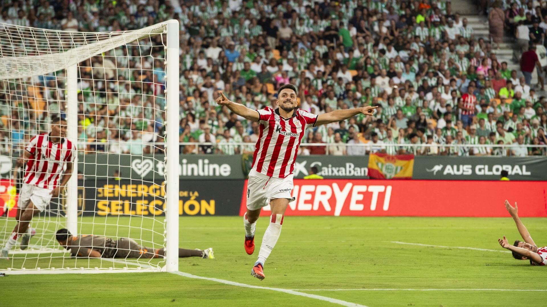  Gol de Aitor Paredes ante el Betis en La Cartuja.