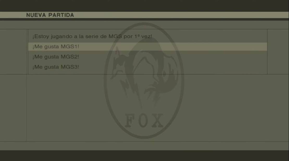 La pregunta inicial en Metal Gear Solid 3: Snake Eater