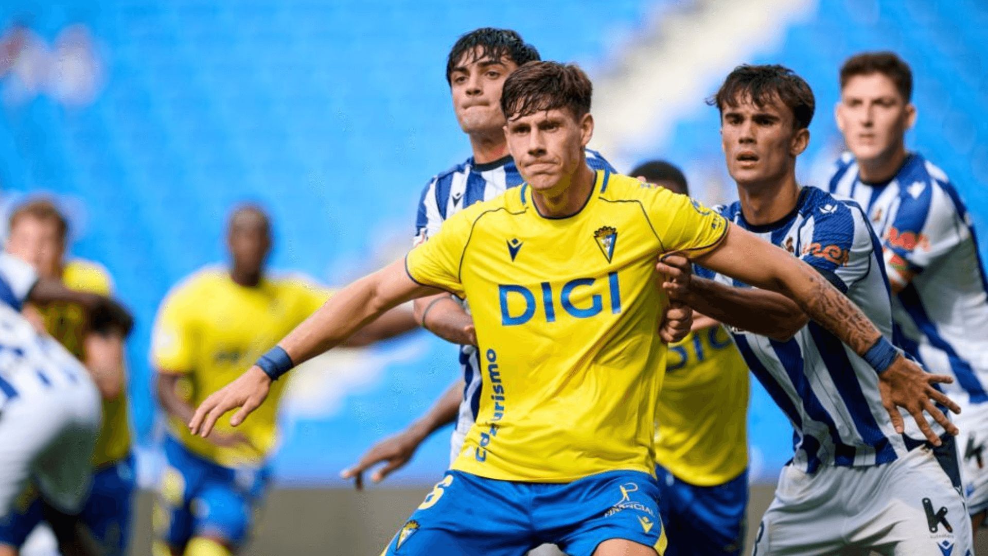  Iker Recio, en el Sanse-Cádiz.