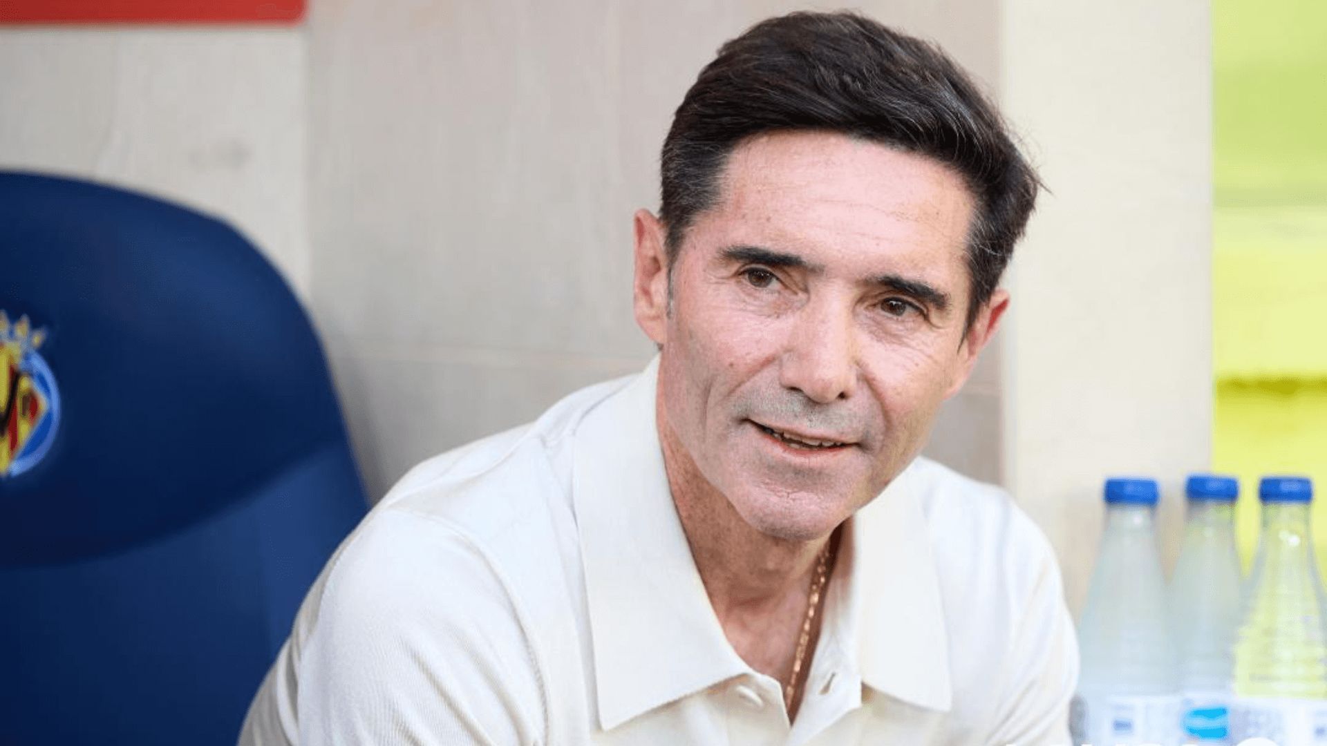  Marcelino García Toral, en un partido del Villarreal.