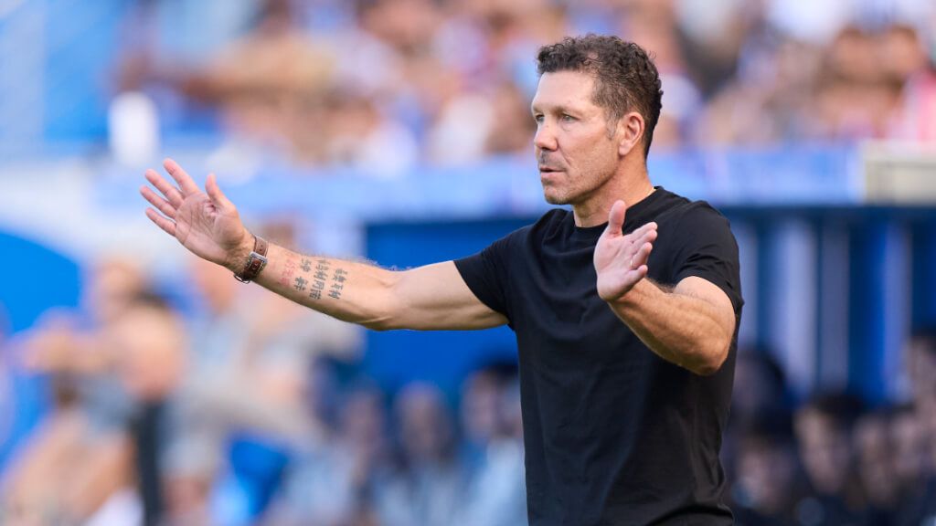 Simeone en Mendizorroza (Fuente: Europa Press)