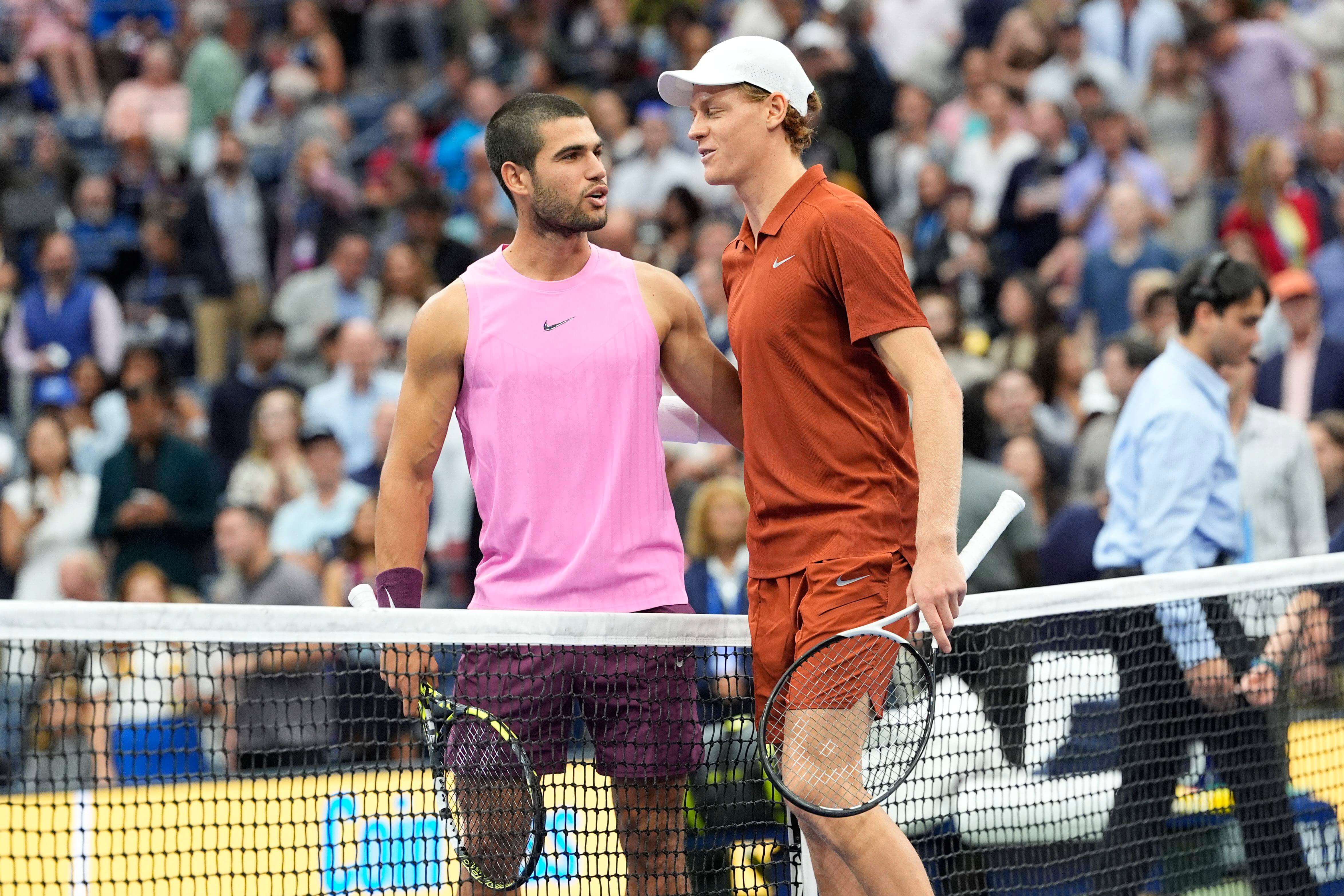  Carlos Alcaraz junto a Jannik Sinner (Cordon Press)