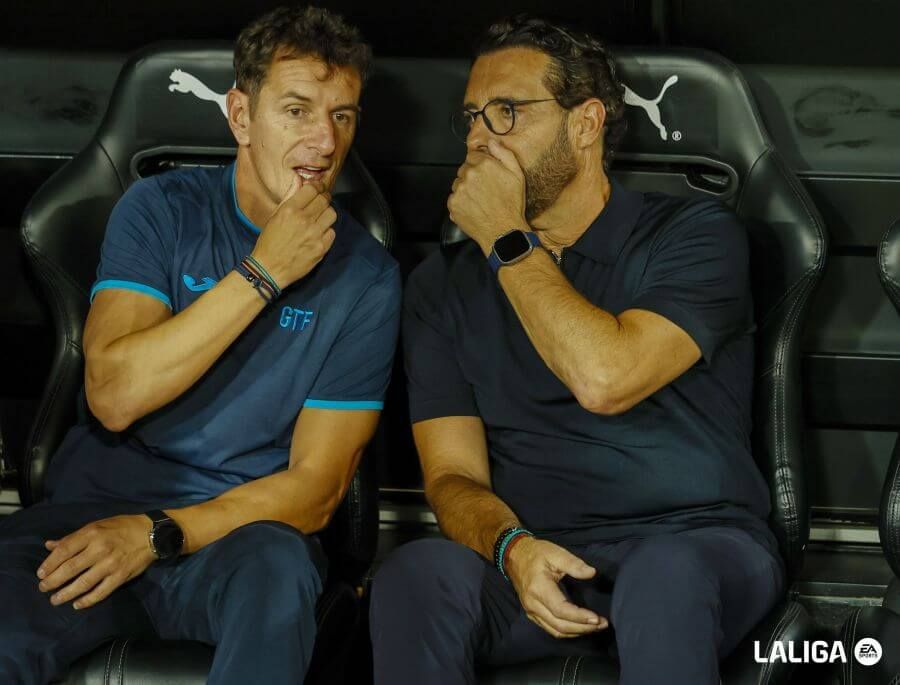 Bordalás en el Valencia-Getafe (Foto: LALIGA)